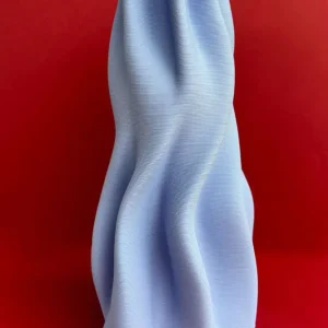 Unregelmäßige blaue Vase mit 3D-Effekt