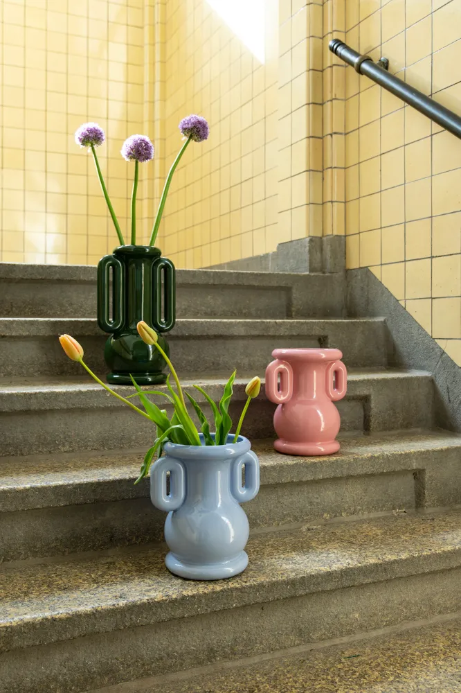 Vase AMFORA rosa