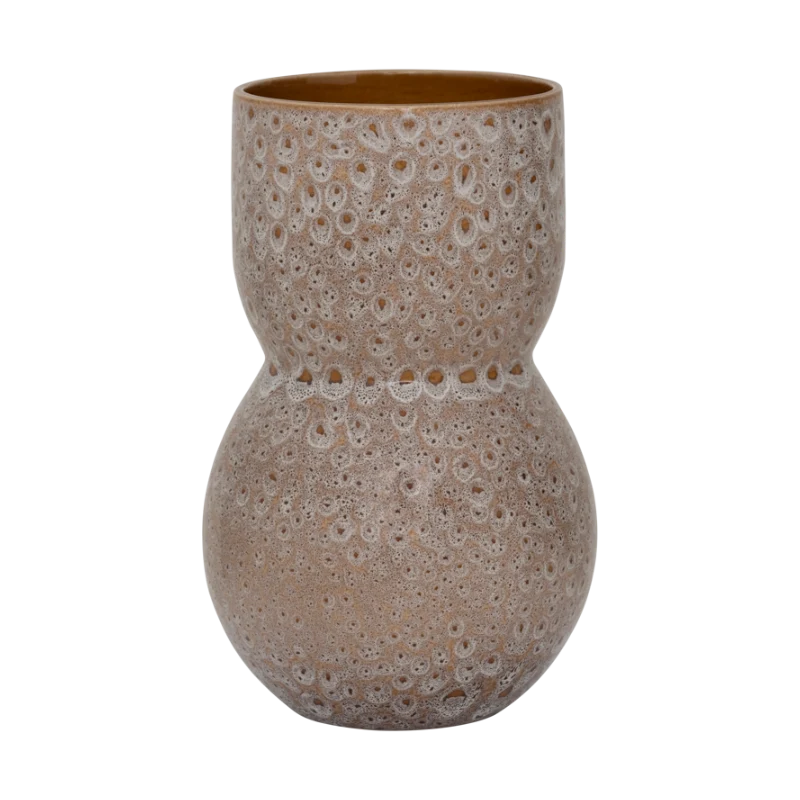 Vase aus Keramik NOAN braun