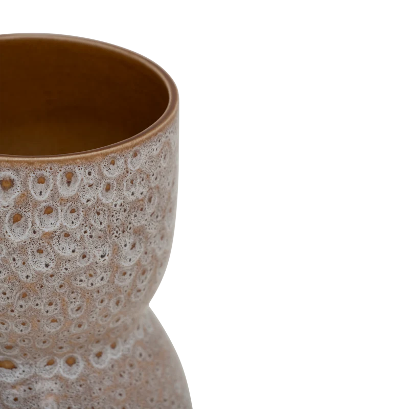 Vase aus Keramik NOAN braun