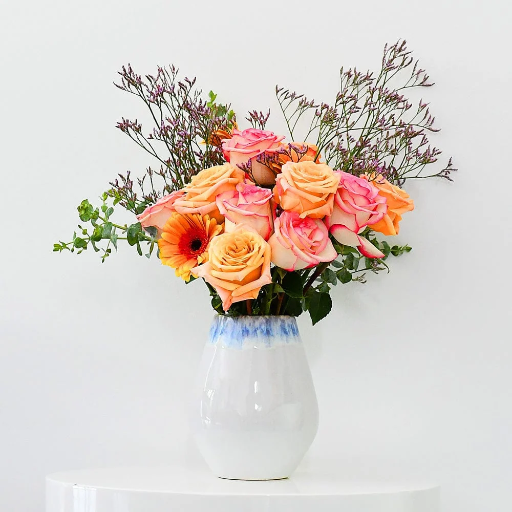 Vase aus Steingut „Brisa“ – 15 cm