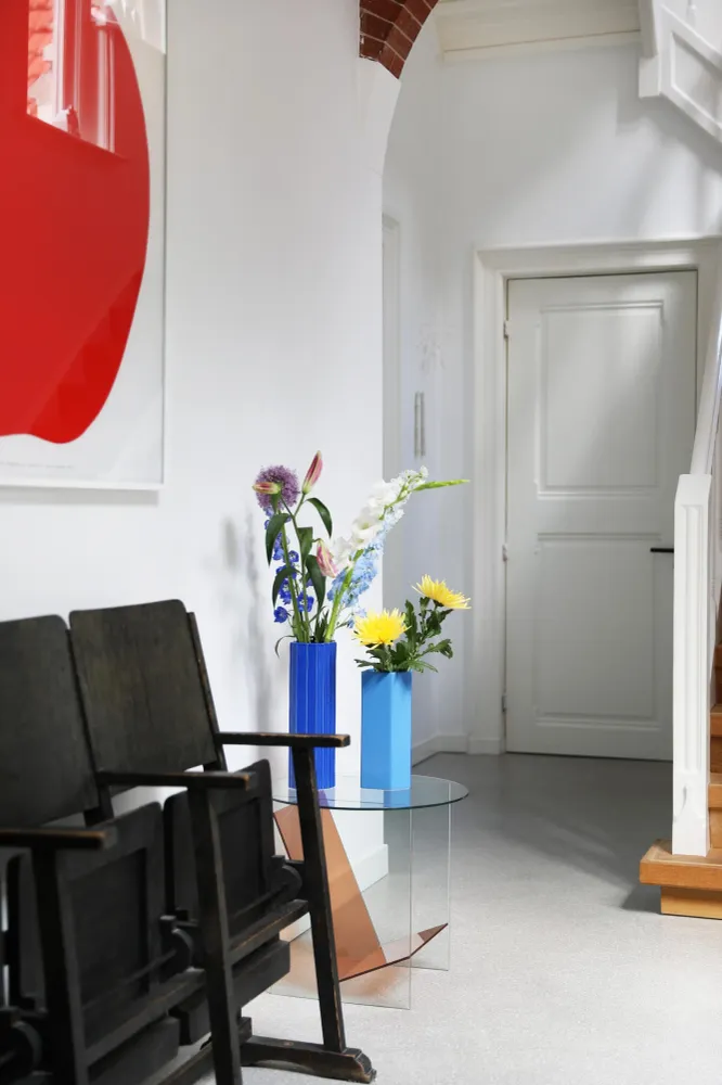 Vase BRUTAL blau