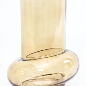 Vase Glas amber 15.5 x 21 cm