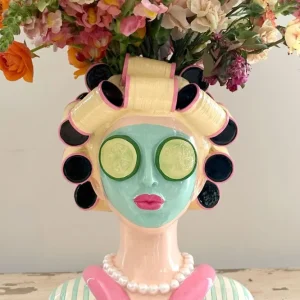 Vase Lady Locken