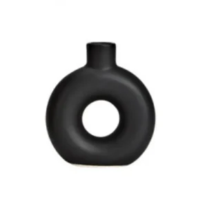 Vase Mini Circle I Black
