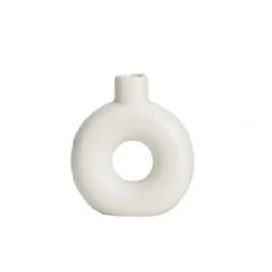 Vase Mini Circle I White