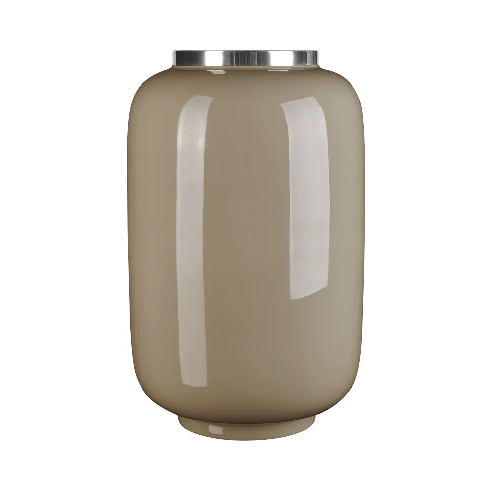 Vase SAIGON L schlamm- silber 40 cm