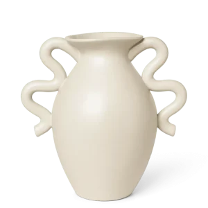 Verso Table Vase - Cream