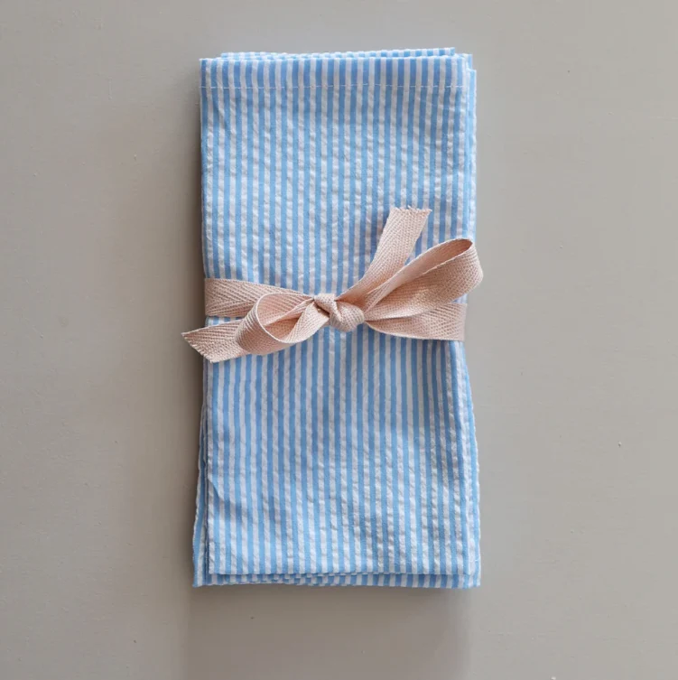 Servietten 2er Set Stripes Blue