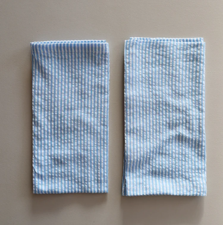 Servietten 2er Set Stripes Blue