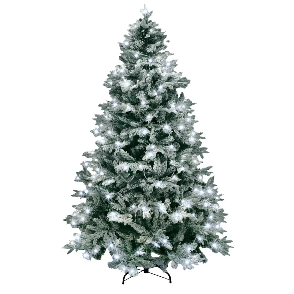 B-Ware Shatchi Weihnachtsbaum Lappland Tanne Tannenbaum Künstlich 140 Led Lichter 1,2 M