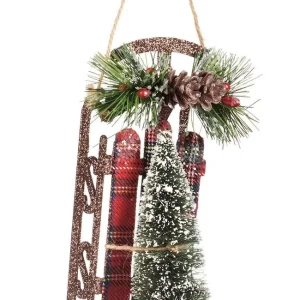 Schlitten mit Tannenbaum