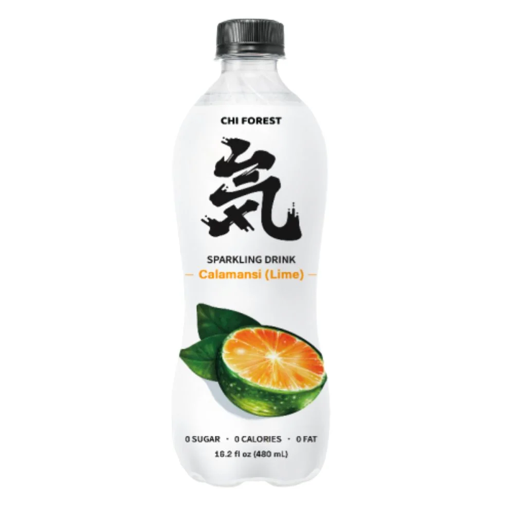 Chi Forest Calamansi Lime, Getränk mit Mandarinen- und Limettengeschmack, 480ml