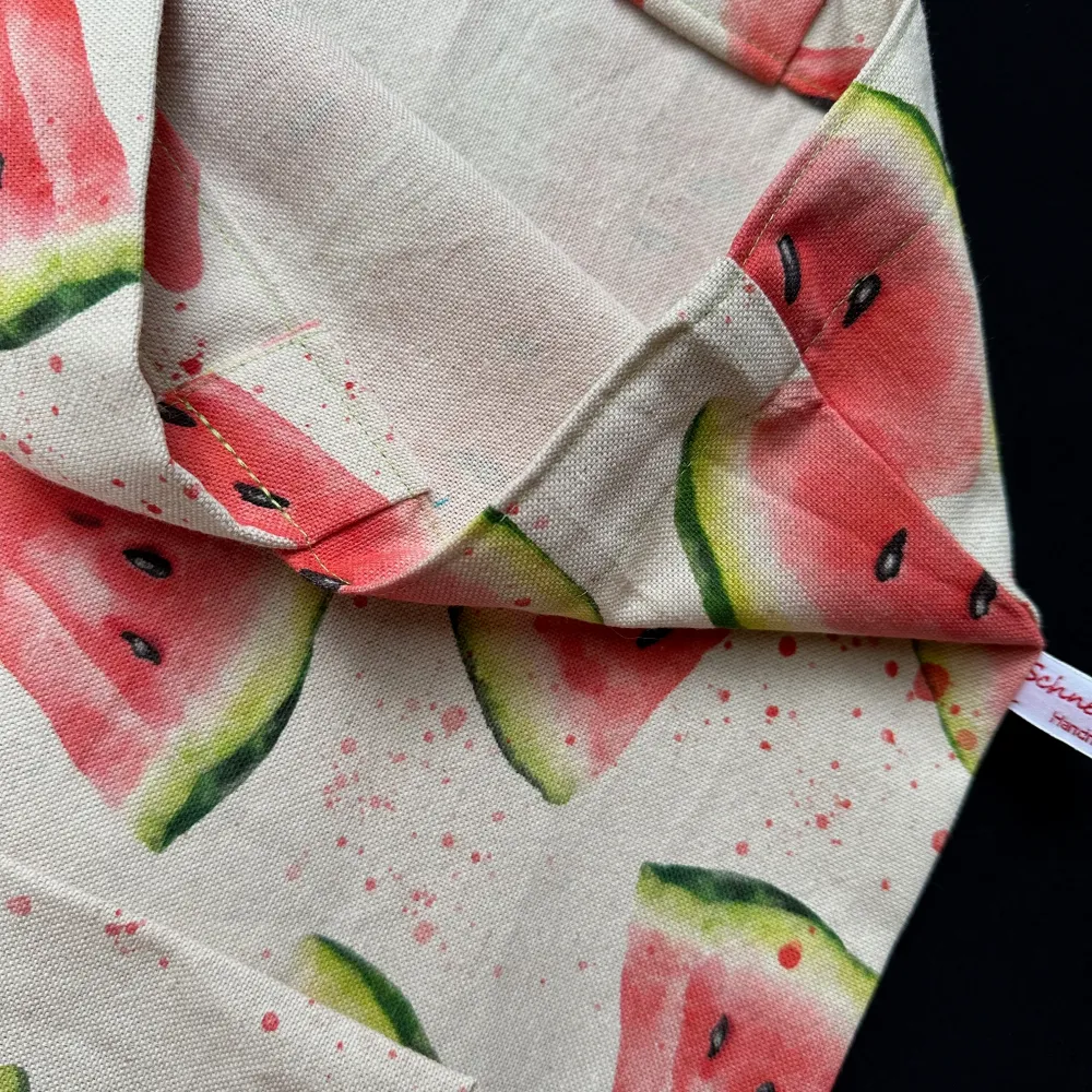 "VielKramBeutel" Canvas - Einzelstück Melonen