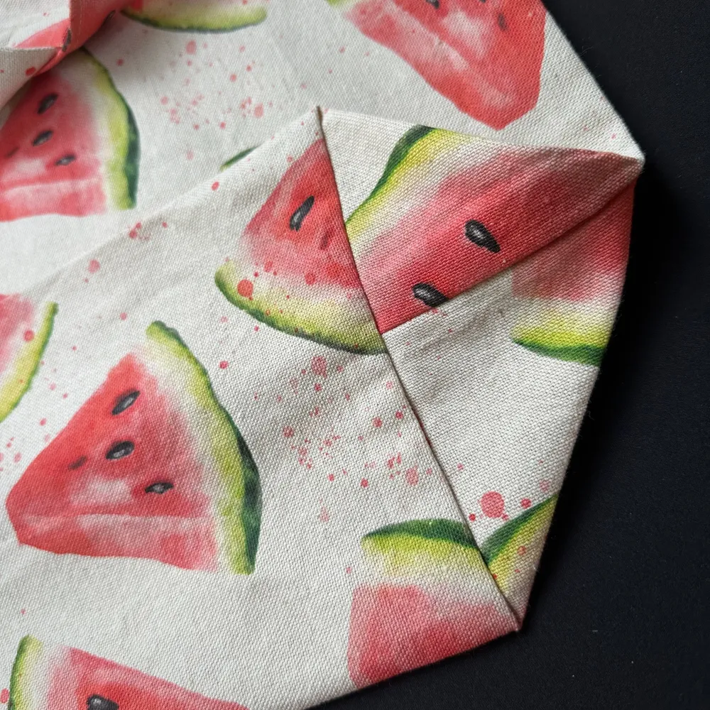 "VielKramBeutel" Canvas - Einzelstück Melonen