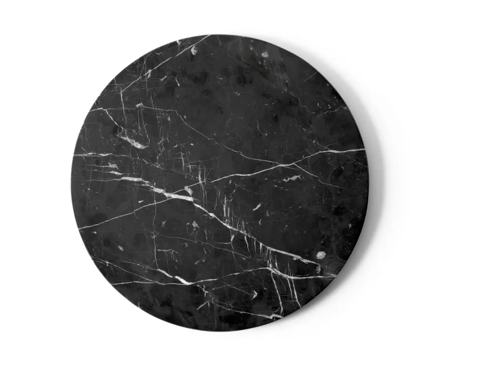 ANDROGYNE Beistelltisch schwarzer Marmor