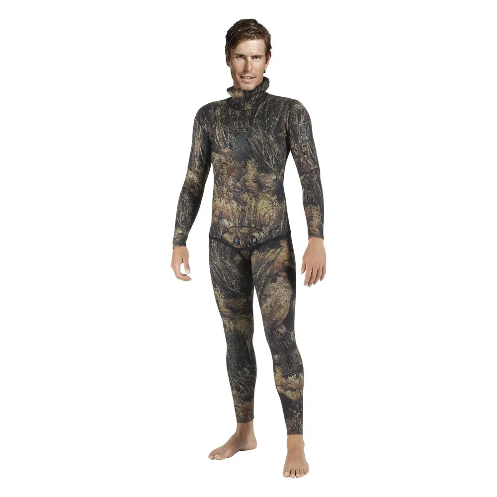 Apnoe-Neoprenjacke Illusion 50 5 mm Ocean Floor-Camo Größe 4 Mares 422484S4