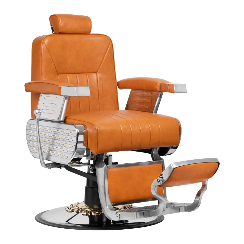 Barberstuhl Gabbiano Livio Hellbraun