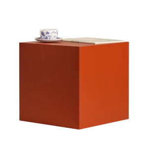 Beistelltisch CUBE rotes Rooibos