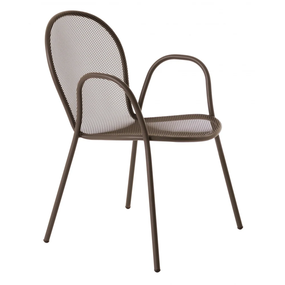 B-Ware Emu Ronda Stuhl Indischbraun Gartenstuhl Armlehnstuhl Sitzmöbel Möbel Outdoor