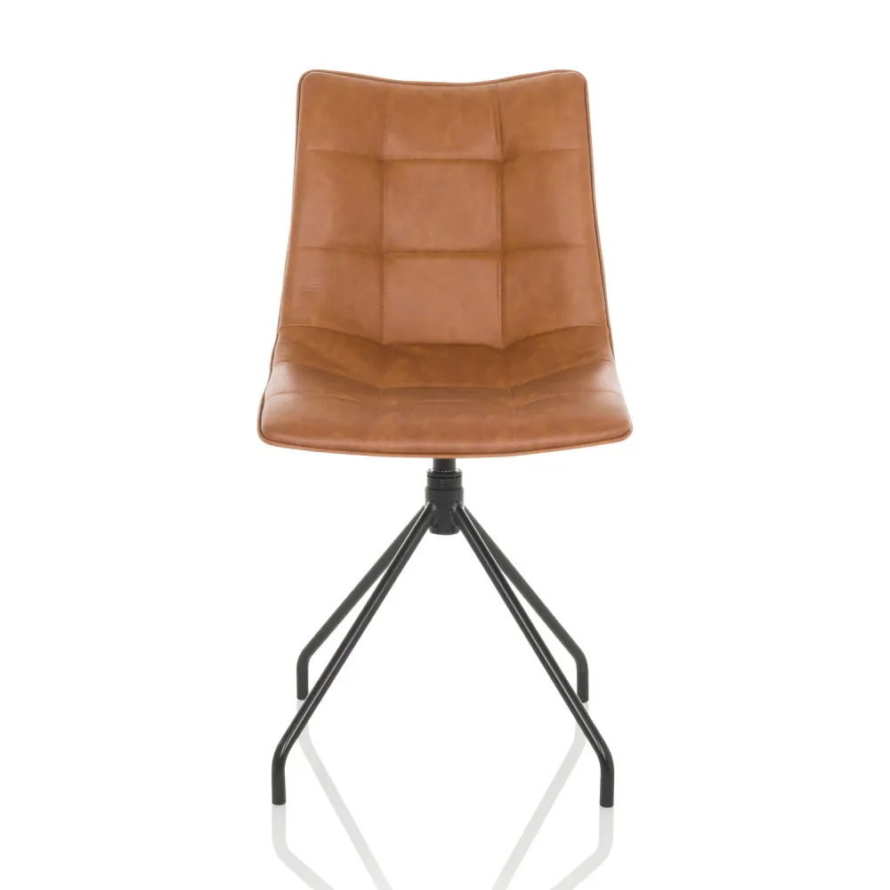 B-Ware Hjh Office Besucherstuhl Dining Stuhl Tarviso Pu Braun Möbel Küchenstuhl Sessel