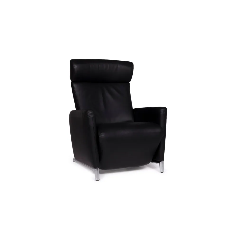 Cor Bico Leder Sessel Schwarz inkl. Relax-Funktion #10856