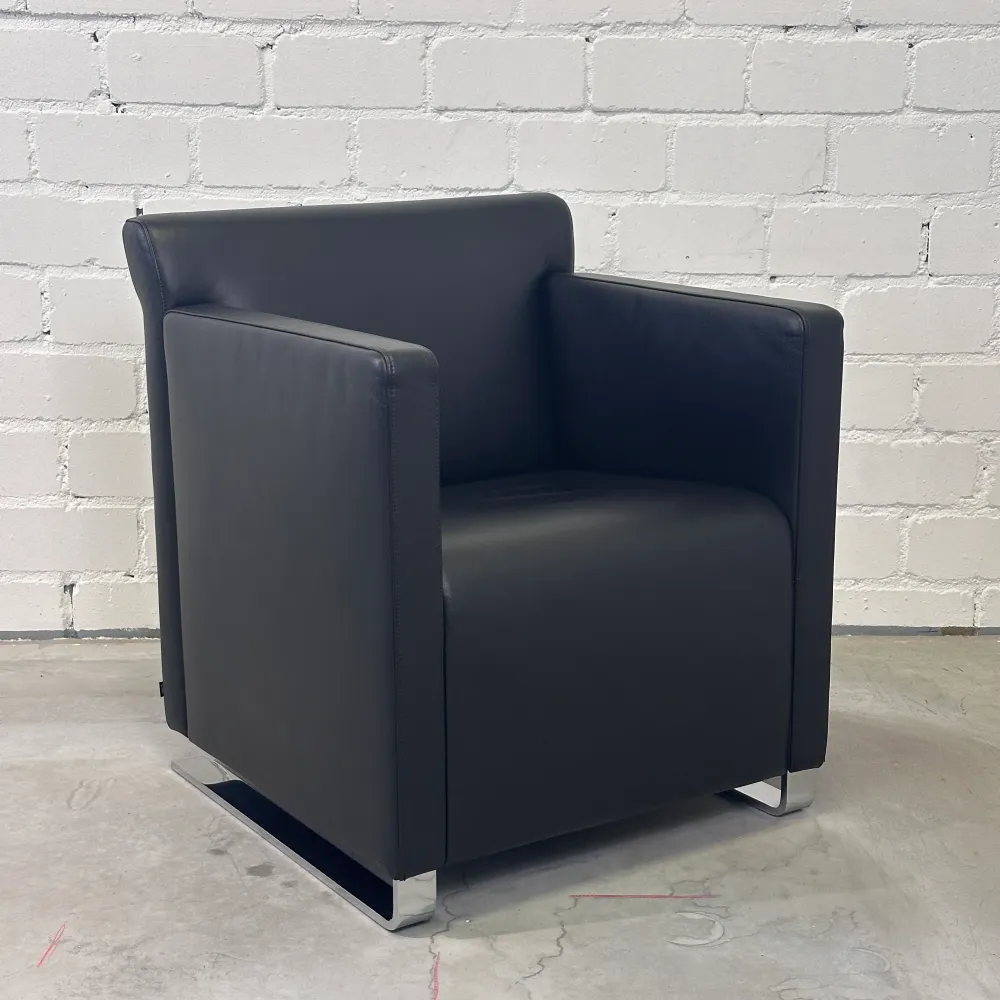 COR Quant Sessel Leder schwarz