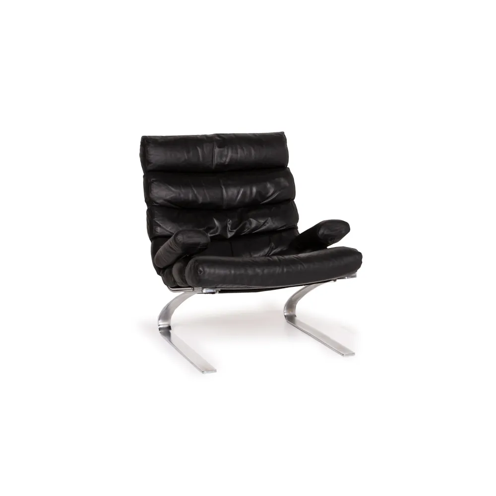 Cor Sinus Leder Sessel Schwarz #14ß85