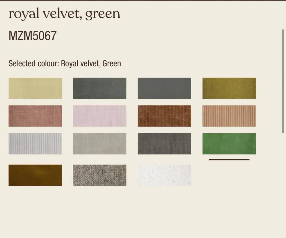 Couch Sessel Vint couch: element loveseat velvet green HK Living