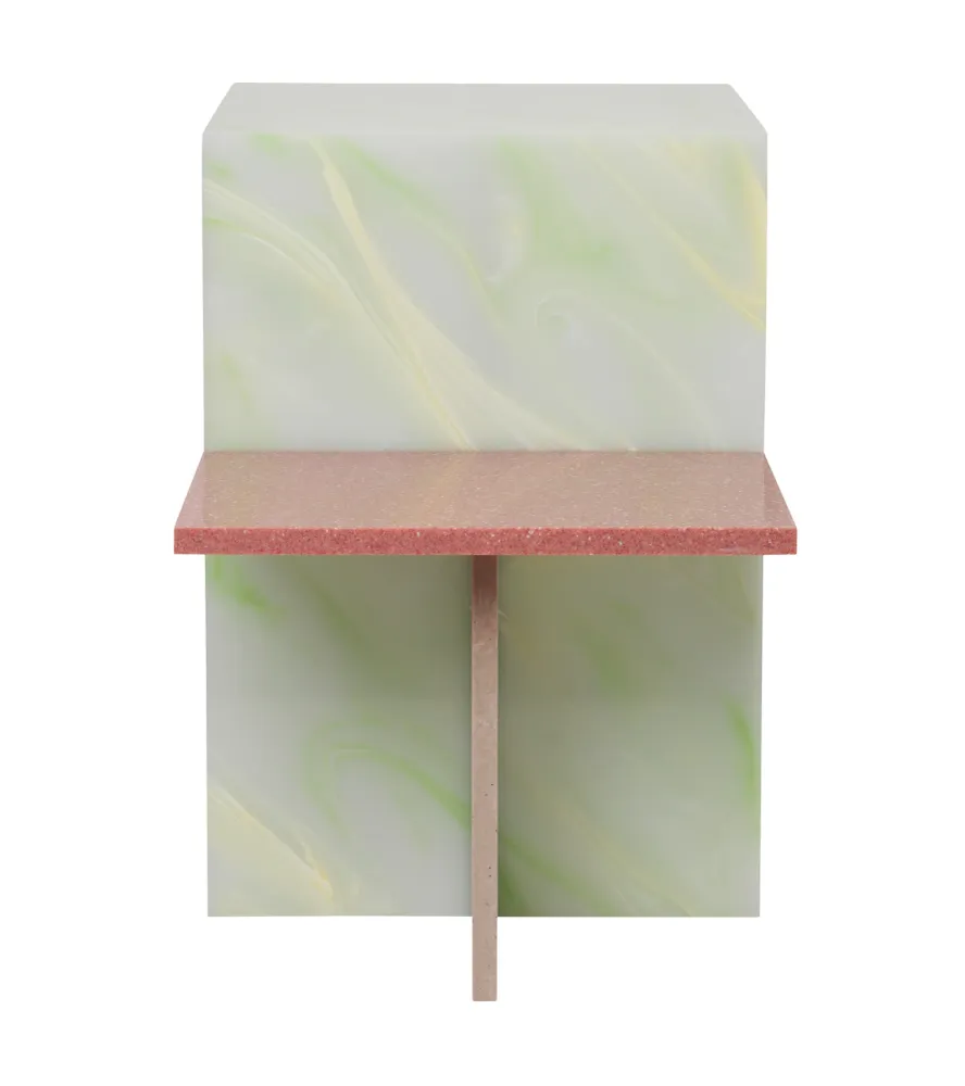 DISTINCT Beistelltisch aus Acrylstein