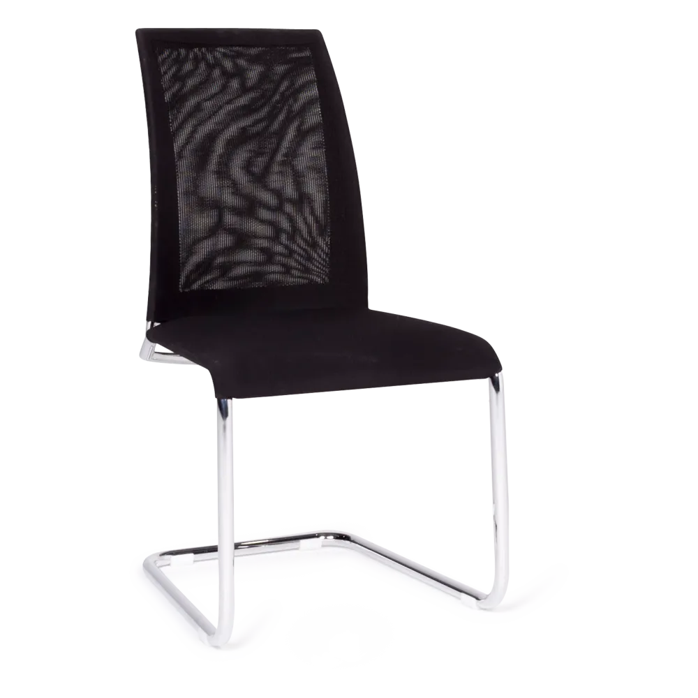 Draenert Santana Designer Stoff Sessel Schwarz Stuhl #8699