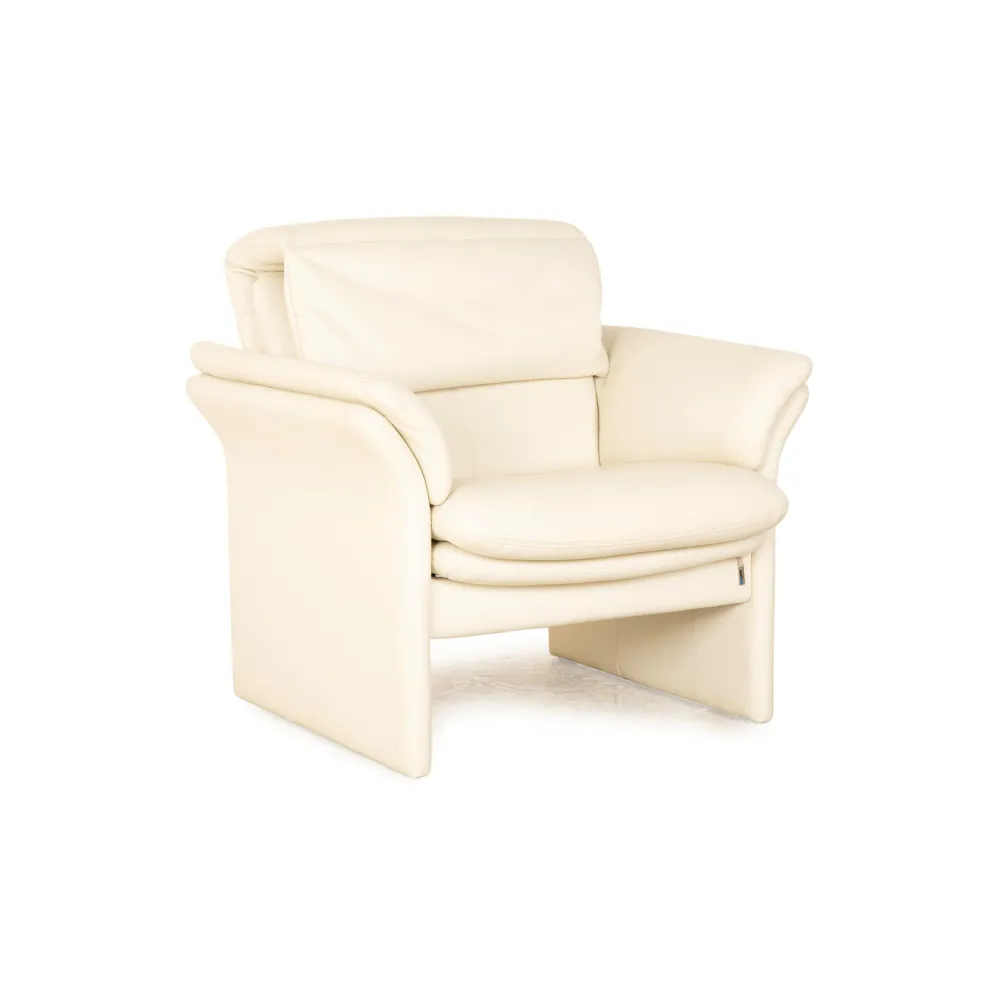 Erpo Chalet Leder Sessel Creme manuelle Funktion