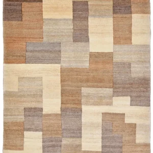 Gabbeh Teppich - Loribaft Perser 146 x 122 cm - hellbraun