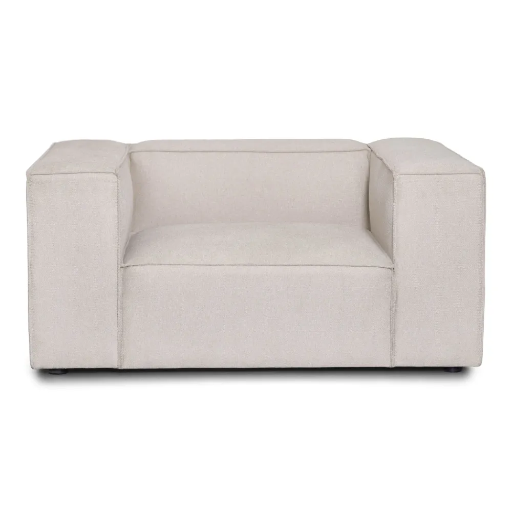 Hailey Sessel Beige L: 136 × T: 100 × H: 64 cm