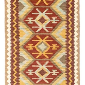 Kelim Teppich - Oriental 210 x 72 cm - hellbraun