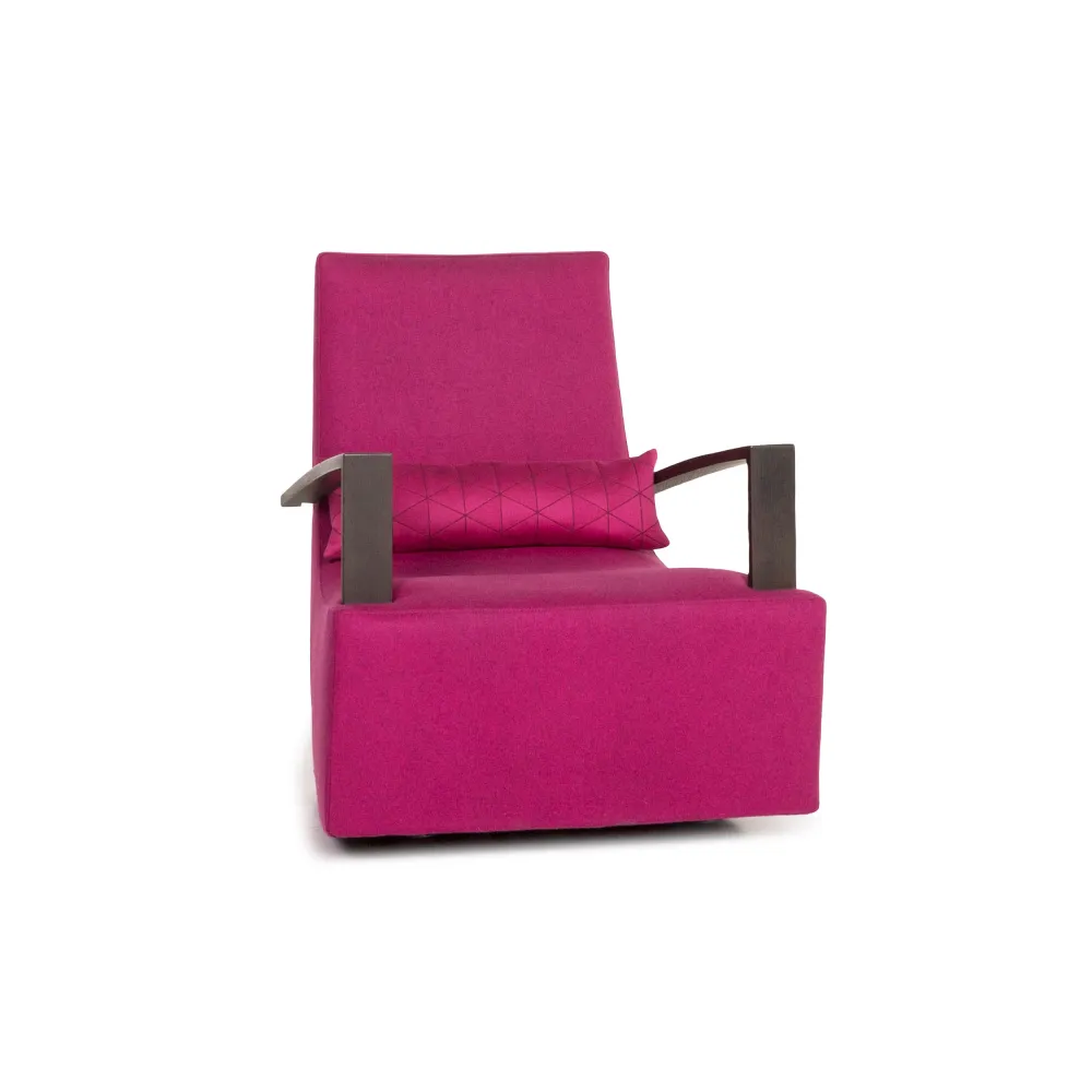 ligne roset Neo Stoff Sessel Pink Schaukelstuhl Funktion #12424