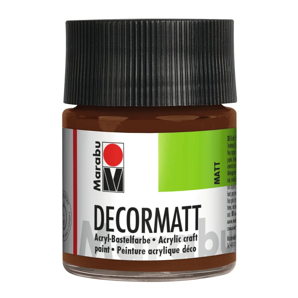 Marabu Decormatt Acryl, Hellbraun 047, 50 ml