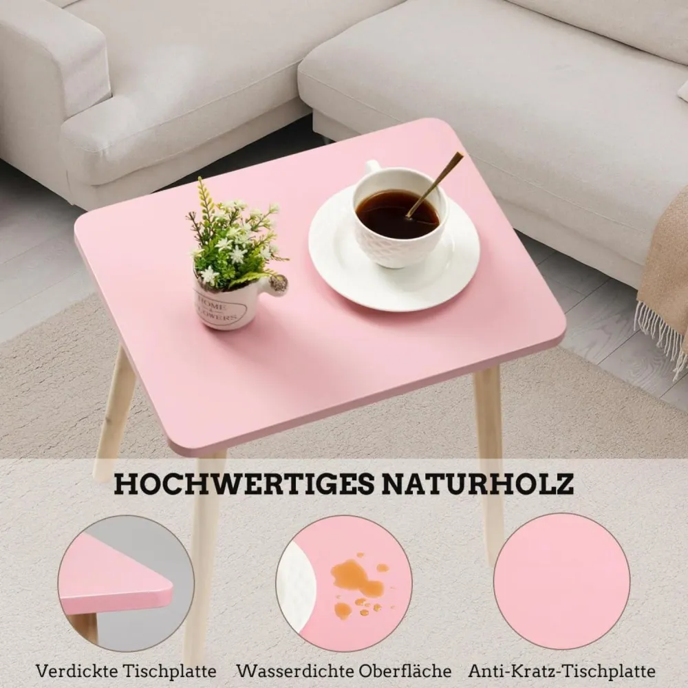 Modernes Beistelltisch Set 5 Farben Einfache Montage