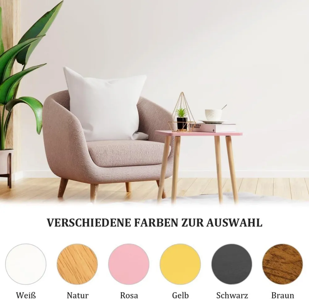 Modernes Beistelltisch Set 5 Farben Einfache Montage