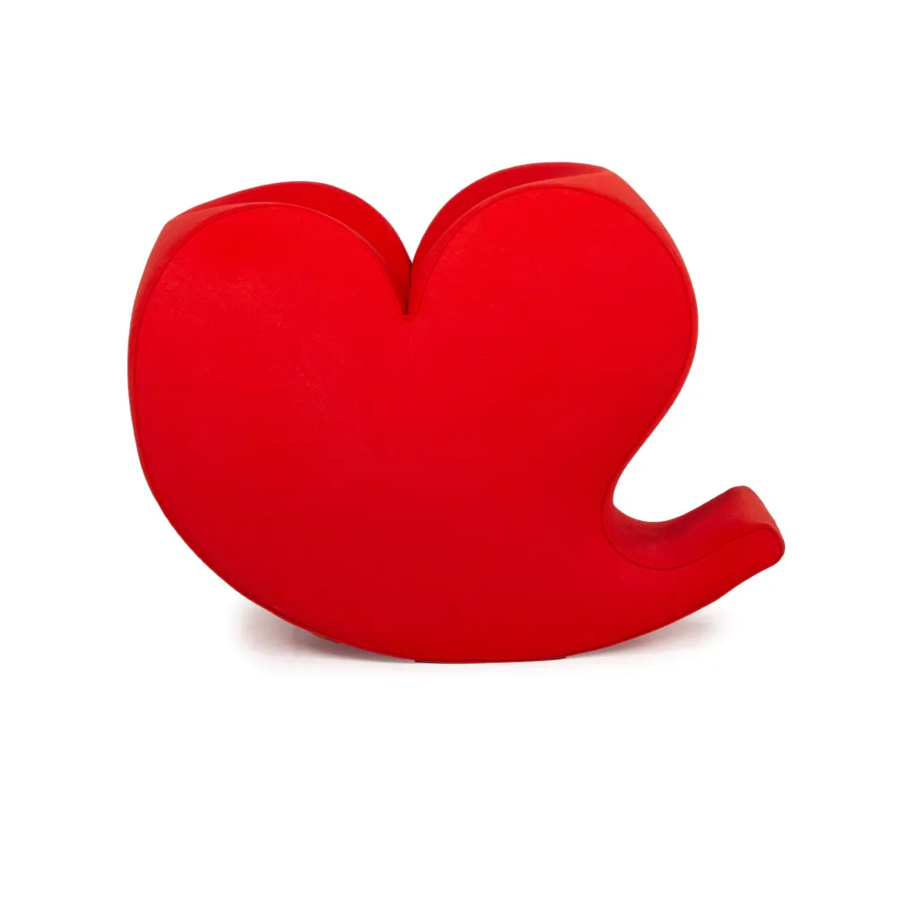 Moroso Soft Heart Ron Arad Stoff Sessel Rot Schaukelfunktion
