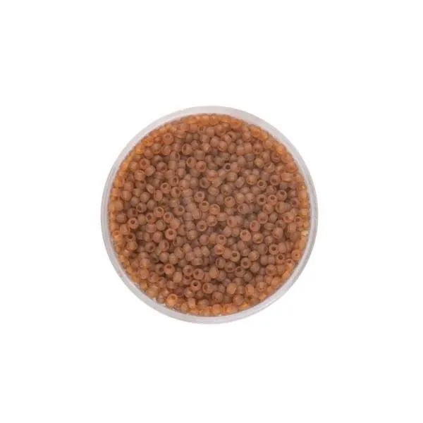 Rocailles 2,0mm matt hellbraun 17g