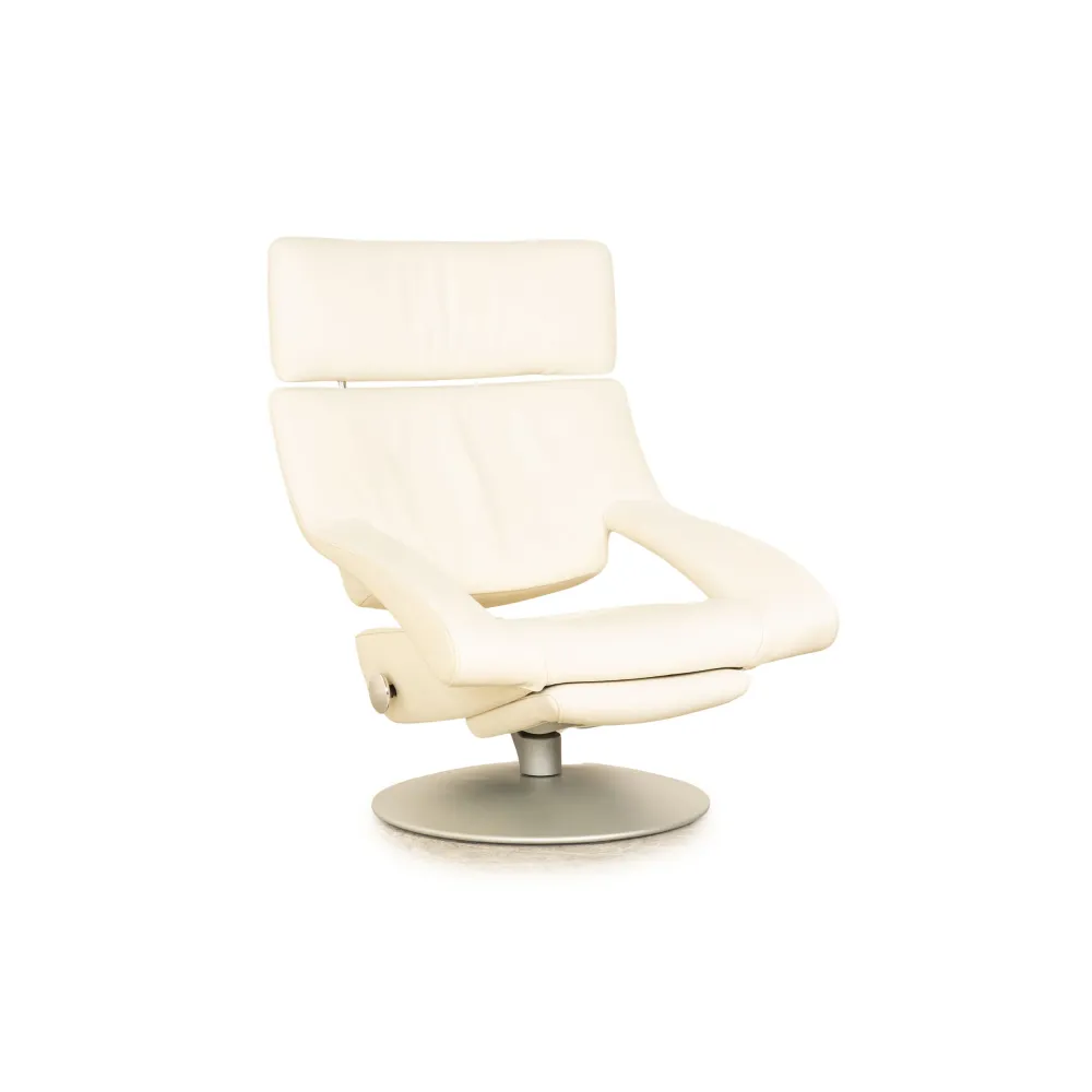 de Sede ds 255 Leder Sessel Creme manuelle Funktion