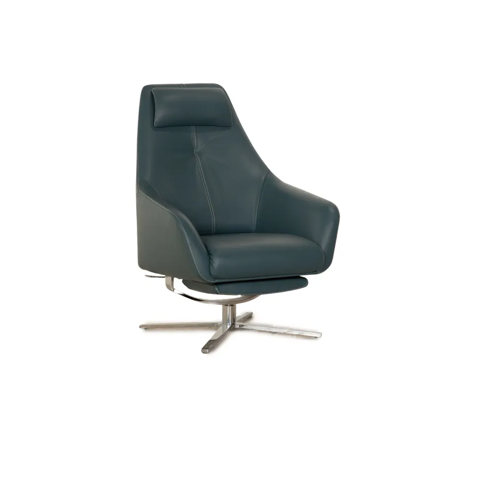 de Sede DS 277 Leder Sessel Grün Petrol manuelle Funktion