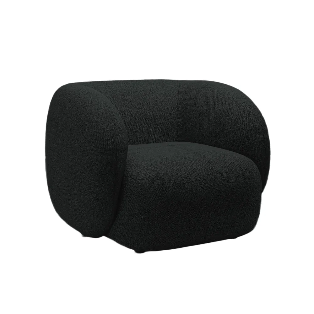 Sessel KATE schwarze Boucle