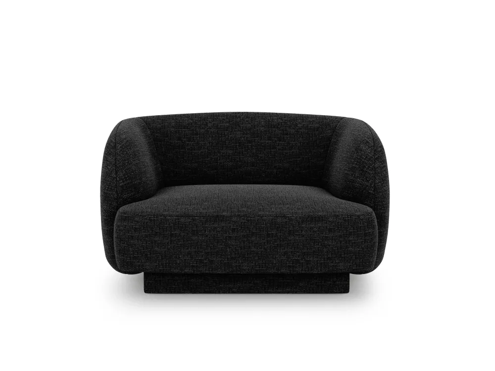 Sessel MILEY schwarzer Chenille