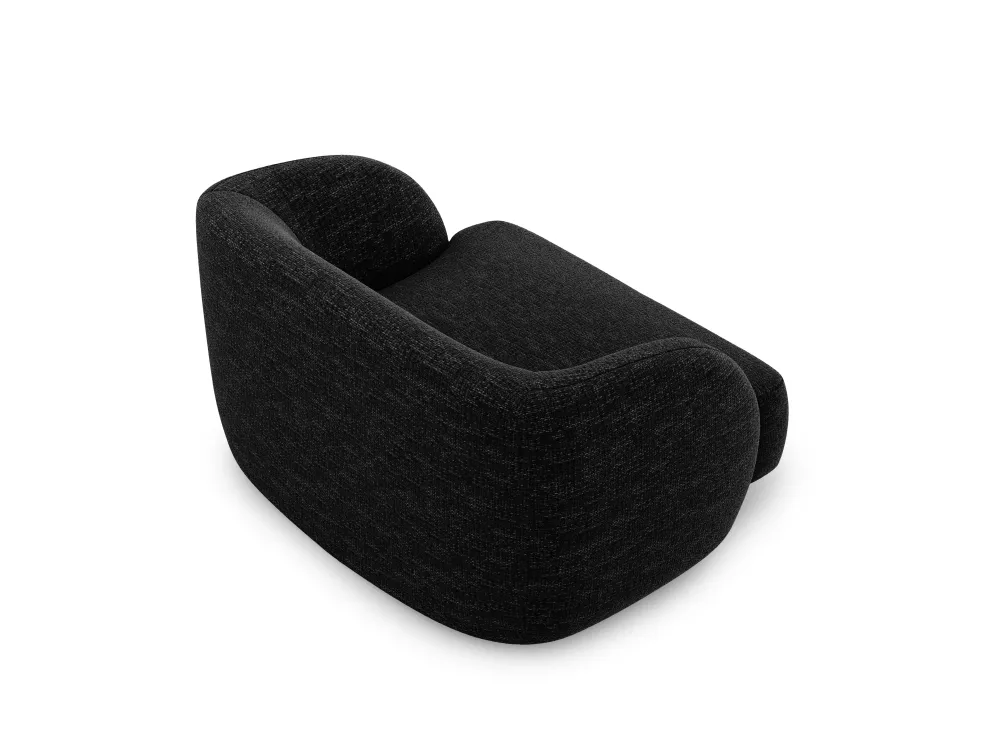 Sessel MILEY schwarzer Chenille