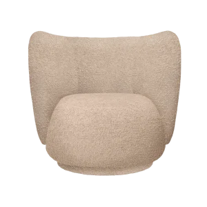 Sessel RICO LOUNGE beige Boucle