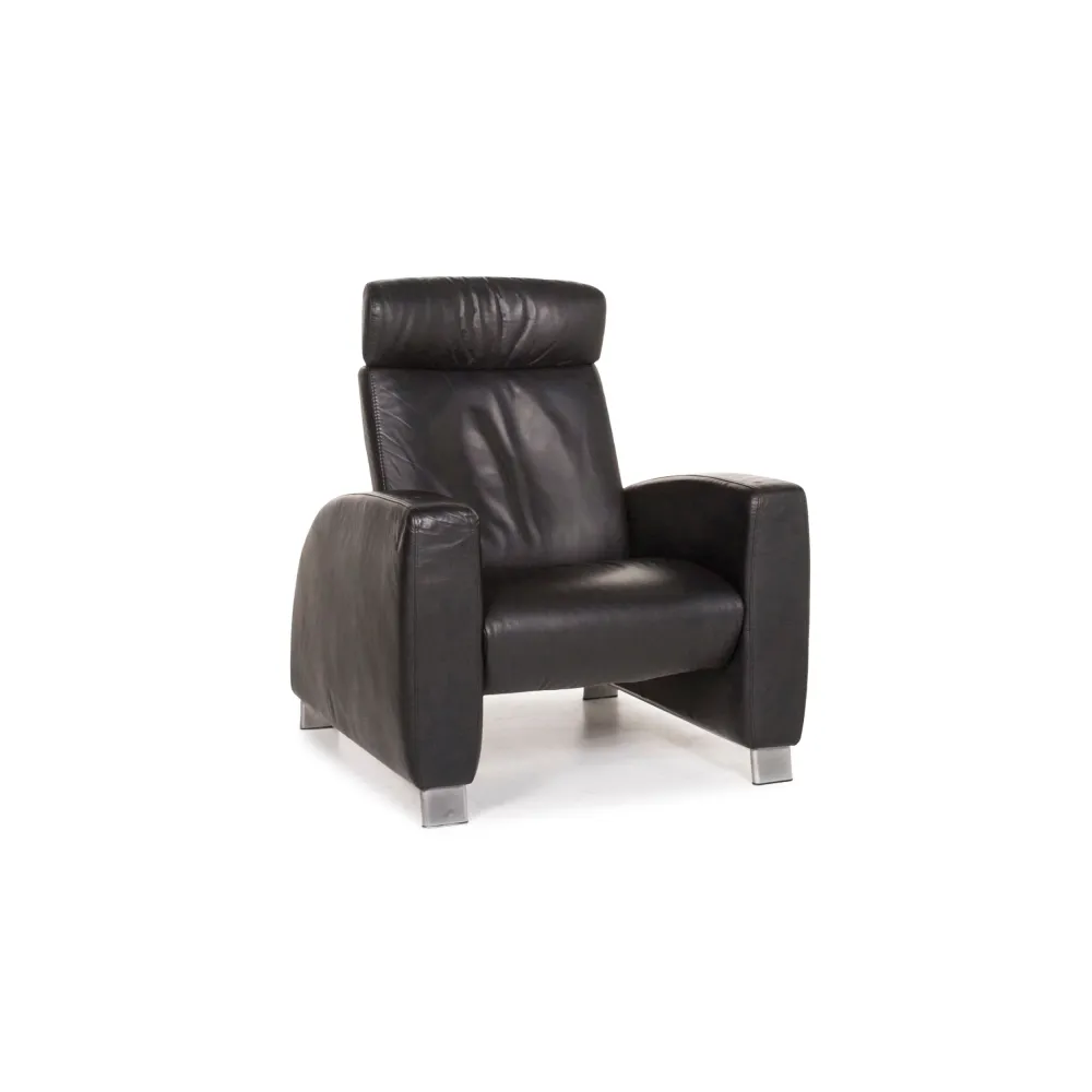 Stressless Arion Leder Sessel Schwarz Relaxfunktion Funktion #12796