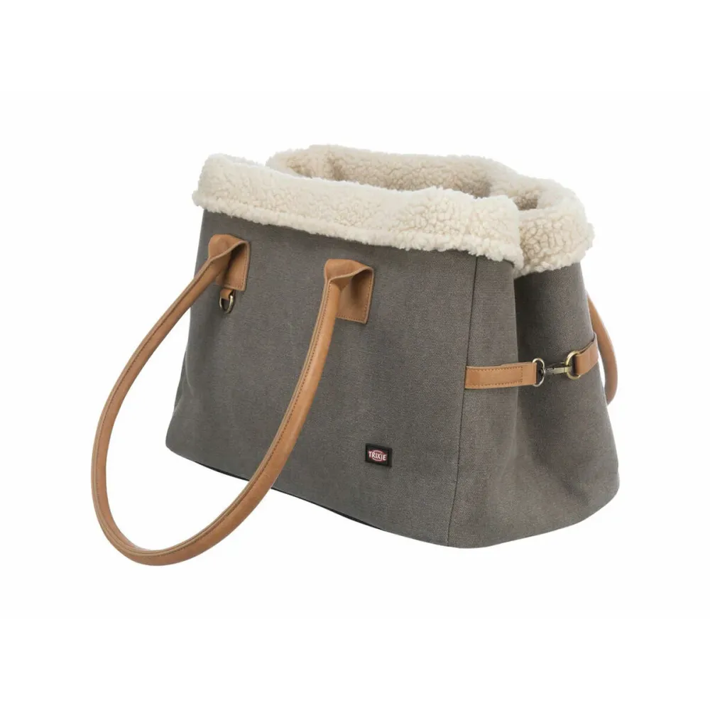 Tasche für Haustiere Trixie Rachel Grau Hellbraun 25 × 30 × 40 CM
