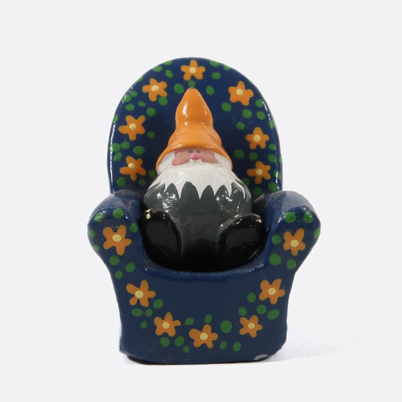 Tomte mit Sessel - Weihnachtswichtel